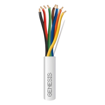 Cable de Cobre Sólido / 18 AWG / 8 Conductores / 305 m (1000 ft) / Plenum / Blanco / CL3P FPLP CMP FT6