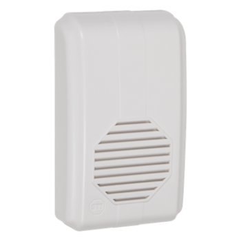 Receptor Inalámbrico para Timbre / Alcance 150 m (492.1 ft) / Frecuencia 433 MHz / Volumen Ajustable 64-88 dB / 10 Tonos Seleccionables / UL/cUL y FCC