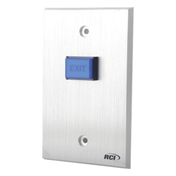 Botón de Salida / Aluminio Reforzado 1/4' / Iluminación LED 12V/24V / DPDT 5A @ 250V / Anti-Vandalismo / NO/NC