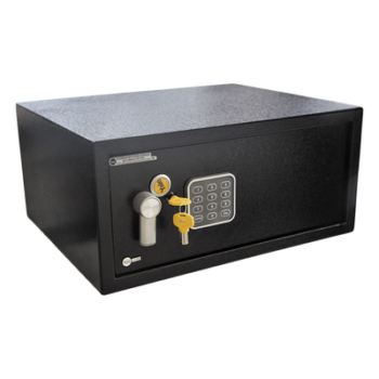 Caja Fuerte Electrónica / Capacidad Laptop 17" / Acero Calibre #16 y #9 / Cerradura Electrónica 3-8 Dígitos / 100,000 Combinaciones / Pilas AA