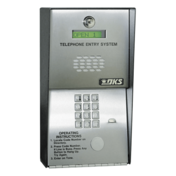 Audioportero Telefónico / 600 Números / 2 Puertas / 16 Dígitos / Línea Análoga o Digital / Montaje Sobreponer