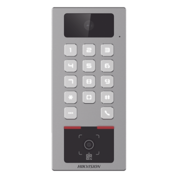 Teclado con Lector de QR / Cámara 2 Megapixel / Videoportero Multiapartamento / IP65 & IK09 / PoE / 2 Relays / Control de 2 Puertas