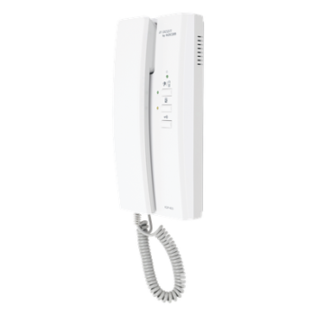 Auricular para sistema de audioportero / Compatible con KLPD410 y KIP120 / Cableado 5 hilos / Alcance 300 m (984 ft) / Montaje en pared