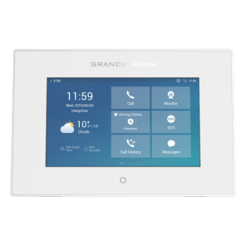 Intercom y Panel de Control de Acceso SIP / Pantalla Táctil 7" 1024x600 / Wi-Fi Dual Band / Audio HD Full-Duplex / PoE / 4 Entradas de Alarma