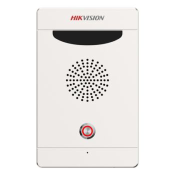 Estación de Alarma de Pánico / Audio Bidireccional / Altavoz 3W / Micrófono Omnidireccional 1 m / 2 Entradas y 2 Salidas de Alarma / IP65 IK08 / Aluminio Exterior
