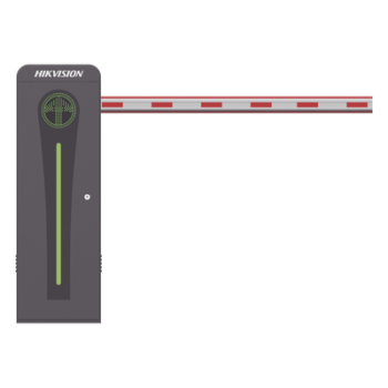 Barrera Vehicular Automática / Brazo Iluminado LED 4 m (13.1 ft) / Motor Brushless / 360 Ciclos por Hora / Semáforo Rojo-Verde / 2 Controles Remotos