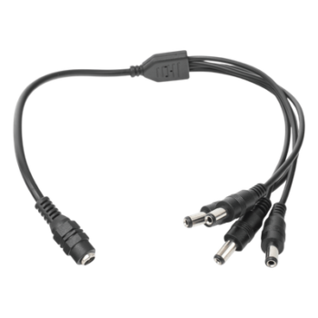 Cable con Conector Jack Hembra de 3.5 mm con 4 Salidas de Jack Macho (Divisor de Energía) / Tipo Pulpo / 4 Conectores Macho / 1 Conector Hembra / Jack de 3.5 mm