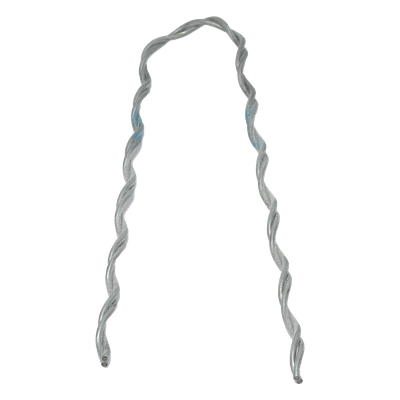 Remate Preformado para Cable Guía de Acero / Acero Galvanizado / Ø 1.2 - 1.3 mm / Tensión 1300 N / Longitud 160 mm (0.52 ft) / Instalación sin Herramientas