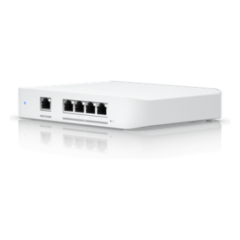 Switch Capa 2 / 4 Puertos 10GbE / Alimentación PoE+ o USB-C / Compacto / 82 Gbps de Rendimiento
