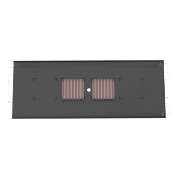 Charola de Empalme para Fibra Óptica / 24 Empalmes / Compatible con FRME3 y FRME4 / 11.75x4.38x0.37 pulgadas (298.4x111.4x9.5 mm)