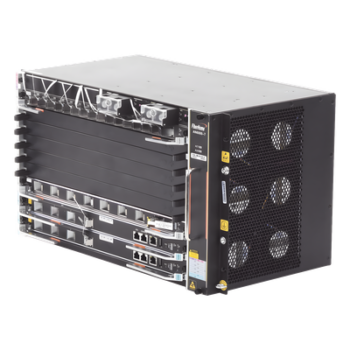 OLT Carrier Class Modular / 6 Ranuras de Servicio / 96 Puertos GPON / 48 xGPON / Switching 6.8 Tbps / 200 Gbps por Slot / 6 UR / 19'