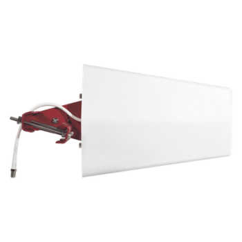 Antena Direccional de Banda Ancha / Alto Desempeño / 698-960 MHz / 1695-2700 MHz / 7.1-8.8 dBi / Conector F Hembra / 75 Ohm