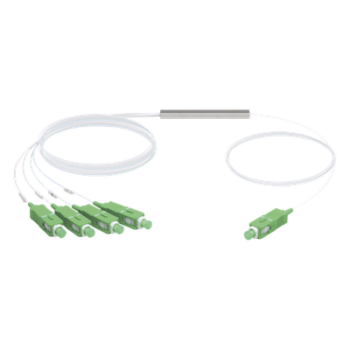 Divisor Óptico PLC / 1x4 / SC/APC / Pérdida ≤7.4 dB / GPON / Rango 1260-1650 nm / -40 a 85 °C
