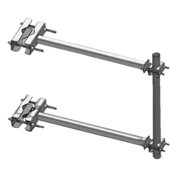 Brazo Lateral para Torre Autosoportada / Tubo 2' Cédula 30 / Altura 60 cm / Separación 60 cm / Acero ASTM A-36 / Galvanizado por Inmersión