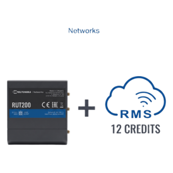 Router Celular Industrial / 4G LTE Cat 4 / 150 Mbps / Wi-Fi 2.4 GHz / -40°C a 75°C / Gestión RMS 1 Año