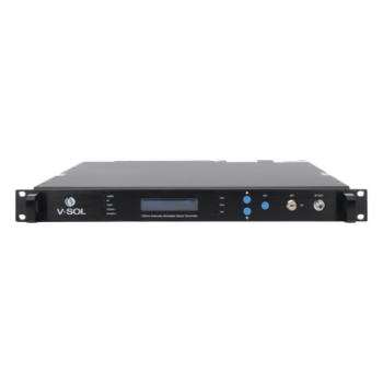 Transmisor Óptico / 1550 nm / Modulación Externa / 2 Salidas 9 dBm / DWDM / Doble Fuente de Poder