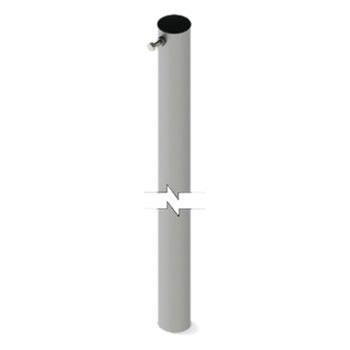 Sección de Mástil Telescópico / 3 m (9.8 ft) de Altura / Diámetro 1 1/2" / Acero Galvanizado / Diseño Plegable