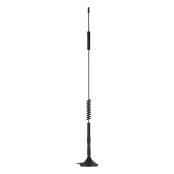 Antena Móvil Magnética / Dual Band 806-894 MHz / 1850-1990 MHz / Ganancia 5.12 dBi / 6.12 dBi / Cable RG-174 3 m (9.8 ft) / SMA Macho