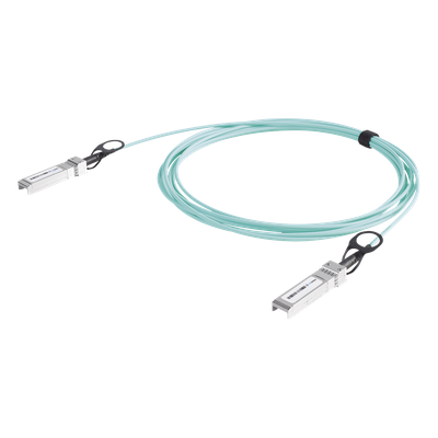 Cable AOC SFP+ / 1 y 10 Gbps / Fibra Óptica Activa / 50 m (164 ft) / Baja Latencia / Conector SFP+