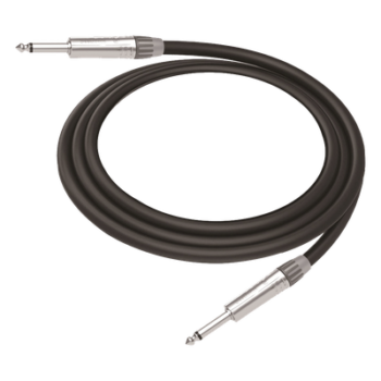 Cable de Audio / Plug 1/4 a Plug 1/4 Mono / Carcasa Cromada / 5 m (16.4 ft) / Triple Blindaje / Conductores OFC