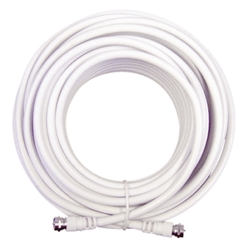 Jumper Coaxial / RG-6 / 15.24 m (50 pies) / 75 Ohm / Conectores F Macho / Uso Interior y Exterior