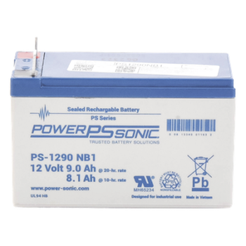 Batería 12V, 9AH, Para Respaldo, Tecnologías AGM/VRLA, 5 Años Vida Útil, Terminales NB1, Reconocida UL