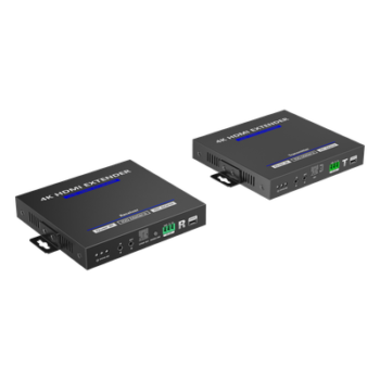 Extensor HDMI sobre IP / 4K@60Hz / Cero Latencia / 100 m (328 ft) / IR Bidireccional / RS-232 / ARC / Salida Loop / IPColor