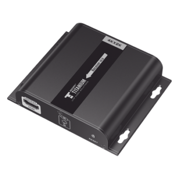 Receptor HDMI Extensor / 4K @ 30Hz / Alcance 120 m (393.7 ft) / Cat 5e/6 / HDbitT / IR / HDCP 1.3 / Switch Gigabit