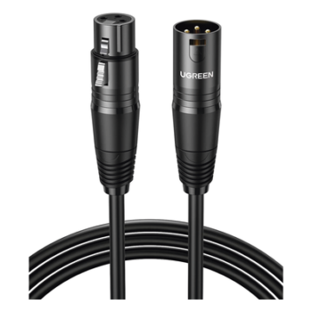 Cable XLR Balanceado / 3 Pines / 15 m (49.2 ft) / Triple Blindaje / Conectores Niquelados / Diámetro 6 mm