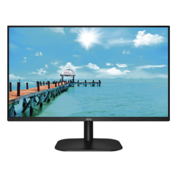Monitor LED de 27" VESA, Resolución 1920 x 1080 Pixeles,  Entradas de Video VGA / HDMI. Panel IPS LCD  Backlight LED. Ultra Delgado