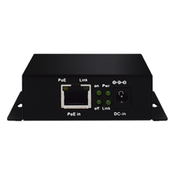 Inyector PoE Industrial / Extensión 250 m (820.2 ft) / 3 Puertos 10/100 Mbps / 802.3 af/at 30W / Sin Ventiladores / -40 a 75°C