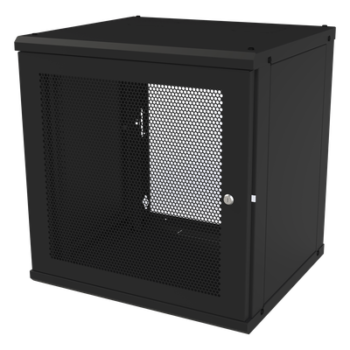 Gabinete de Pared Fijo / 12U / Puerta Perforada / 66 kg Carga / 1.97 x 2.04 x 1.72 pies