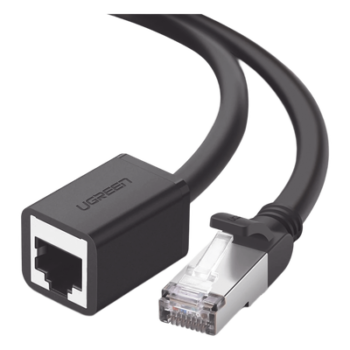 Cable de Extensión Ethernet Cat6 / F/UTP / Macho a Hembra / 5 Metros (16.40 Pies) / 1000Mbps / 250MHz / Cobre Puro / 568B