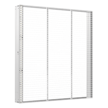 Módulo LED Transparente / Interior IP43 / 3.9×7.8 mm Pitch / 2000 cd/m² / 256×128 px / 1×1 m / 3.28×3.28 ft