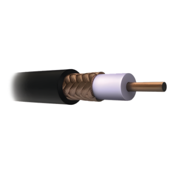 Cable Coaxial RG11/U / 305 m (1000 ft) / AWG 14 / PE Espumado / Blindaje 60% / Intemperie / Video Vigilancia