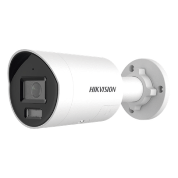 [Dual Light + ColorVu] Bala IP 8 Megapixel (4K) / Lente 2.8 mm / 40 mts IR + 40 mts Luz Blanca / Exterior IP67 / Luz Intermitente y Alerta de Audio / Micrófono Integrado / ACUSENSE / Metal / ACUSEARCH