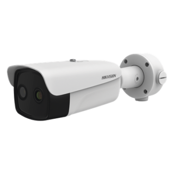 Bala IP Térmica 384 X 288 / Lente 25 mm / Termométrica / Detección de Temperatura / Detección de Fuego / Exterior IP66 / MicroSD