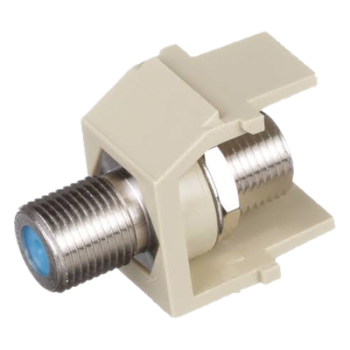Módulo Acoplador Coaxial Tipo F / Keystone / 75 Ohms / 3.0 GHz / 1.17' x 0.86' x 0.66'