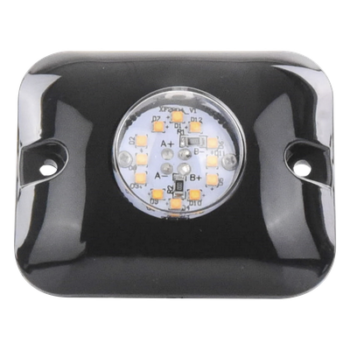 Luz Oculta LED / 12 LED Gen III / Rojo-Azul / 10-24 VCC / 1A / 3.2x1.8 cm / 12 Modos Flash / Wig Wag