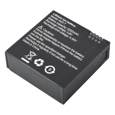 Batería de Respaldo / 3.8 VCC / 2200 mAh / Litio / 40 x 40 x 13 mm