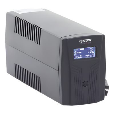 UPS de Línea Interactiva / 600 VA / 360 W / 120 Vca / 4 Tomas NEMA 5-15R / Pantalla LCD / AVR Boost y Buck
