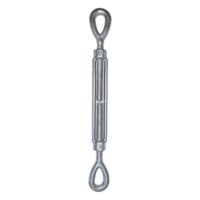 Tensor Ojo-Ojo / Acero Forjado Galvanizado / Carga 2200 lbs / Carrera 6 in (152.4 mm) / Inmersión en Caliente