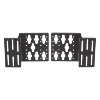 Kit de Soportes para PDU Vertical / Racks 4 Postes / Acero Resistente / Altura 152 mm (6 in) / Profundidad 216 mm (8.5 in) / Color Negro / RoHS