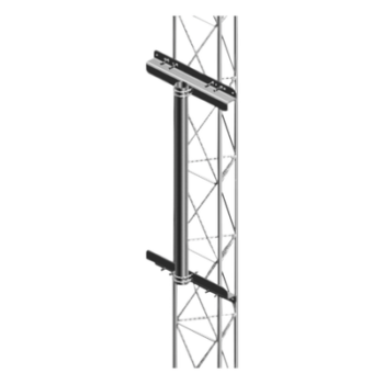 Mástil para Torre de Tramo / 1 m (3.3 ft) / Galvanizado por Inmersión en Caliente / Compatible STZ30G STZ35G STZ45G / Soporte de Antenas Pesadas