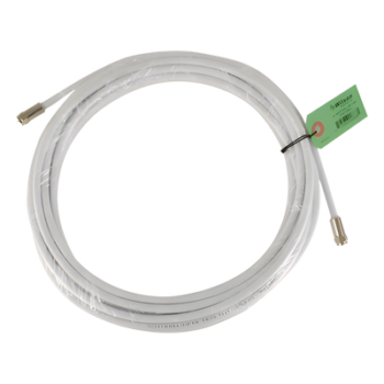 Jumper Coaxial / RG-6 / 9.14 m (30 pies) / Conectores F Macho / 75 Ohm / Blanco