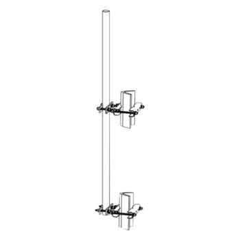 Mástil de Montaje Lateral / 1.9" (48.26 mm) / 6' (1.82 m) / Acero Galvanizado / Torres Super Titan Secciones 1-21