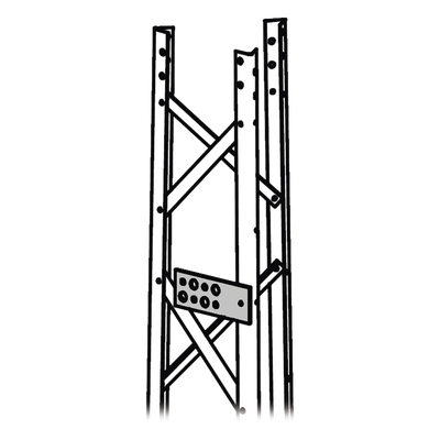 Guía de Cableado de Comunicación / Galvanizado en Inmersión en Caliente / Compatible Línea TITAN / 3 Unidades por Sección