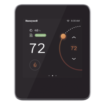 Termostato comercial conectado para unidades rooftop y bomba de calor con BACnet MS/TP, BACnet IP sobre Wi-Fi y app móvil