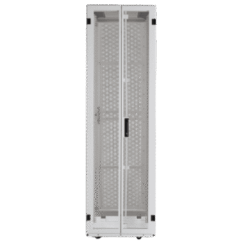 Gabinete de Servidores / 48 UR / 600 x 1200 mm / Puertas Perforadas 80% / Carga Estática 1588 kg / Acero Epoxi