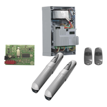 Kit de operadores para puertas abatibles / 3 m (9.8 ft) / 500 kg / 24V / IP44